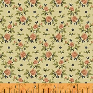 Tara fabric: Pink Rosebuds Vintage Cream (per 1/4 metre) | 