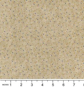 Country Coordinates fabric: Tiny Triangles Sand (per 1/4 metre) | 