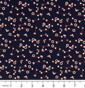 Broderi fabric: Spets Navy (per 1/4 metre) | 