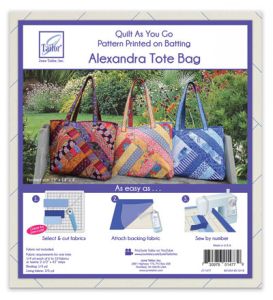 June Tailor Alexandra Tote Bag Quilt as You Go PrePrinted Wadding | 