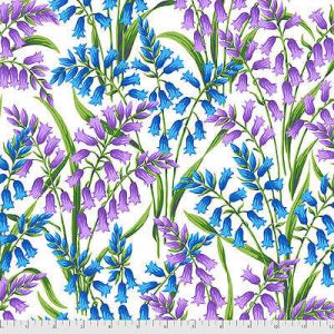 Secret Stream fabric: Bluebells Blue (per 1/4 metre) | 