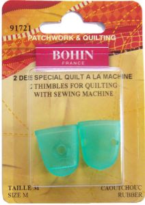 Bohin Finger Thimbles Medium (Rubber) x2 | 