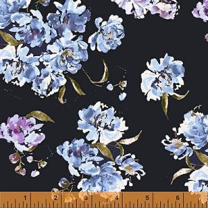 Field Day fabric: Peony Fields Sycamore (per 1/4 metre) | 