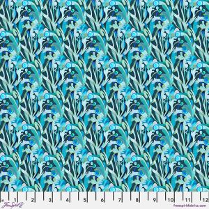 L'Heure Bleue fabric: Tresor, Teal | 