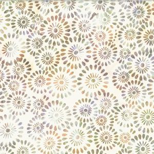 Bali Handpaints fabric: Flower Burst, Sand Dollar | 