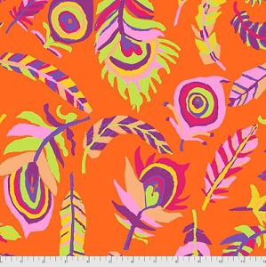 Kaffe Fassett Collective: Tickle My Fancy Orange (per 1/4 metre) | 