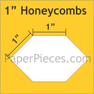 English Paper Piecing  Honeycomb 1' 100 pieces | 