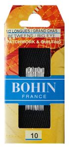 Bohin Between Needles Big Eye Size 10 x 20 | 