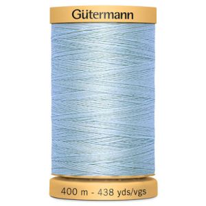 Gutermann Natural Cotton 50 Weight Thread 400m 6617 Sky Blue | 