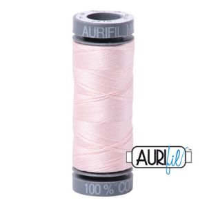 Aurifil 28 Weight Cotton Thread 2410 Pale Pink | 