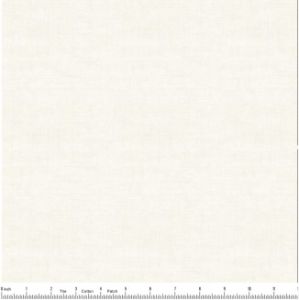 Makower Fabric: Linen Texture Snow (per 1/4 metre) | 