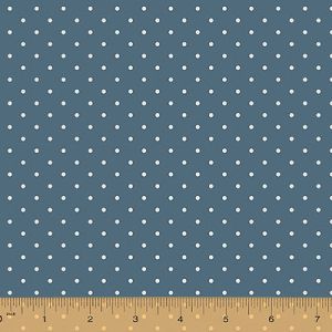 Camilla Fabric: Dainy Dots Denim (per 1/4 metre) | 