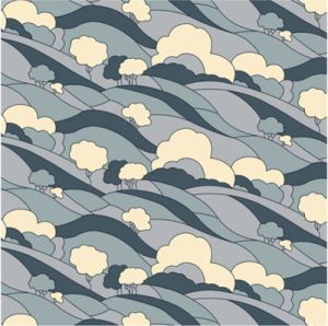 Liberty Woodland Walk Lake Hillside (per 1/4 metre) | 