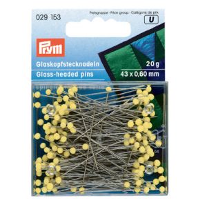 Prym Glassheaded extra long yellow | 