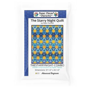 Paper Pieces The Starry Night Quilt Pattern and Piece Pack | 