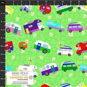 Happy Camper fabrics: Camper Vans | 