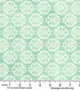 Quilters Coordinates fabric: Love Rose, Teal | 