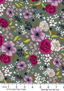 Midnight Meadows Fabric The Garden (per 1/4 metre) | 