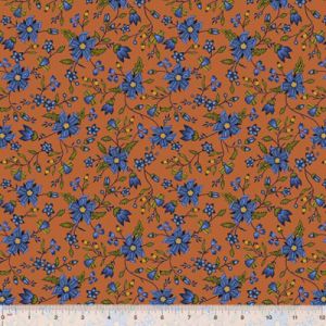 Alexandra Fabric: Vining Copper (per 1/4 metre) | 