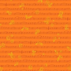 Alison Glass Soliloquy Fabric, Singalong, Marigold | 