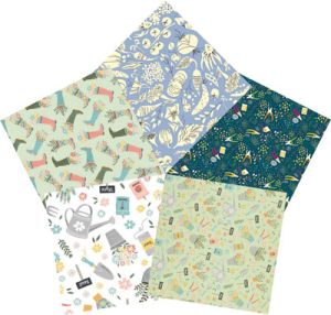 Gardening Fabric Fat Quarter Bundle | 