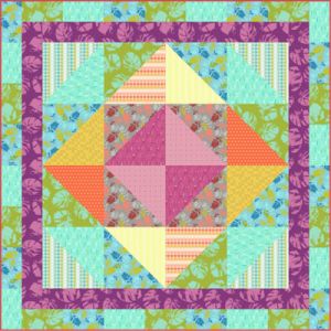 My Favourites Mod Cloth Hibiscus Quilt kit | 