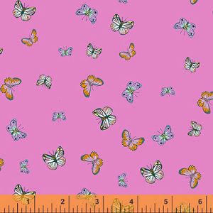 Posy Fabric: Butterfly Pink (per 1/4 metre) | 