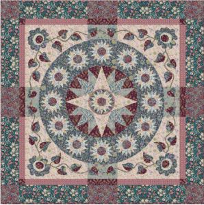 William Morris Red House Wreath Quilt Kit Pre Order | 