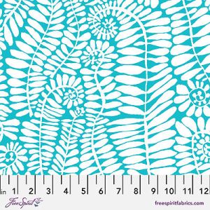 Kaffe Fassett Collective: Fronds White (per 1/4 metre) | 