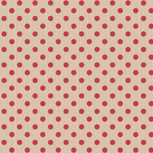 Tilda fabric: Creating Memories Winter Polkadot Red | 