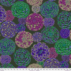 Kaffe Fassett Collective Japonica fabric Dark | 