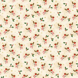 Classic Foliage fabric: Robins Ivory (per 1/4 fabric) | 