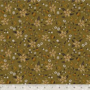 Alexandra Fabric: Vining Brass (per 1/4 metre) | 