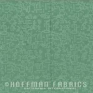 Indah Batik Fabric: Dots Basil (per 1/4 metre) | 