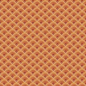 Luxe fabric: Scallop Rust (per 1/4 metre) | 