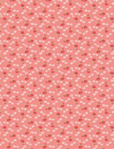 Sentiments fabric: Flowers Dark Pink | 