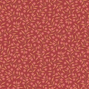 The Seamstress Fabric: Thimble Crimson (per 1/4 metre) | 