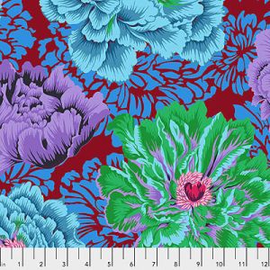 Philip Jacobs Fabric: Brocade Peony Cool (per 1/4 metre) | 