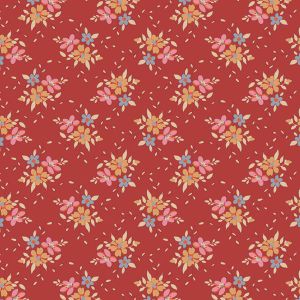 Tilda fabric: Creating Memories Winter Frida Red | 