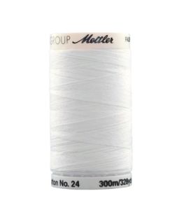 Mettler Basting Thread 300m 0002 White | 