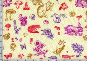 Free Spirit Designers Fabric: In My Garden Cream (per 1/4 metre) | 