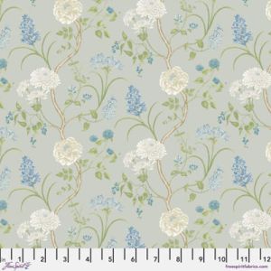 Sanderson Southwold Blue Fabric: Small Summer Tree | 