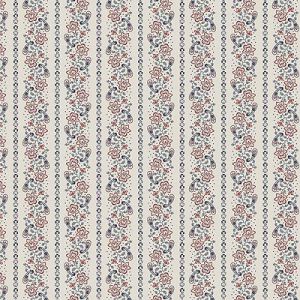 Kingston fabric: Paisley Stripe Linen (per 1/4 metre) | 