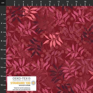 Keep Blooming fabrics: Leaf Red | 