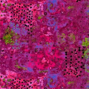 Marcia Derse Fabric: Spotted Graffiti Blackberry | 