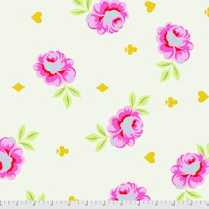 Curiouser & Curiouser 108' Quilt Back Fabric: Big Buds Wonder  50cm Remnant | 