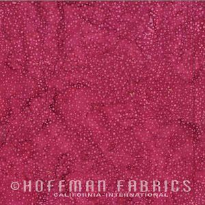 Hoffman Batik fabric: Bali Dots Valentine (per 1/4 metre) | 