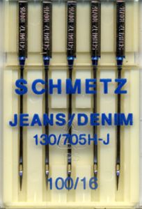 Schmetz Denim Sewing Machine Needles Size 100/16 | 