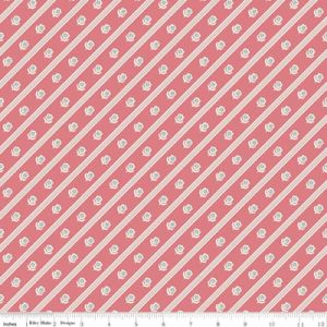 Sense and Sensibility Fabric Mrs Jennings Pink (per 1/4 metre) | 