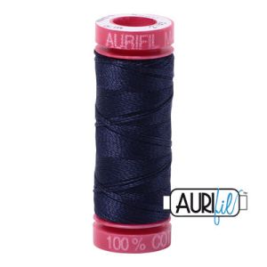 Aurifil 12 Cotton Thread 2785 Very Dark Navy | 